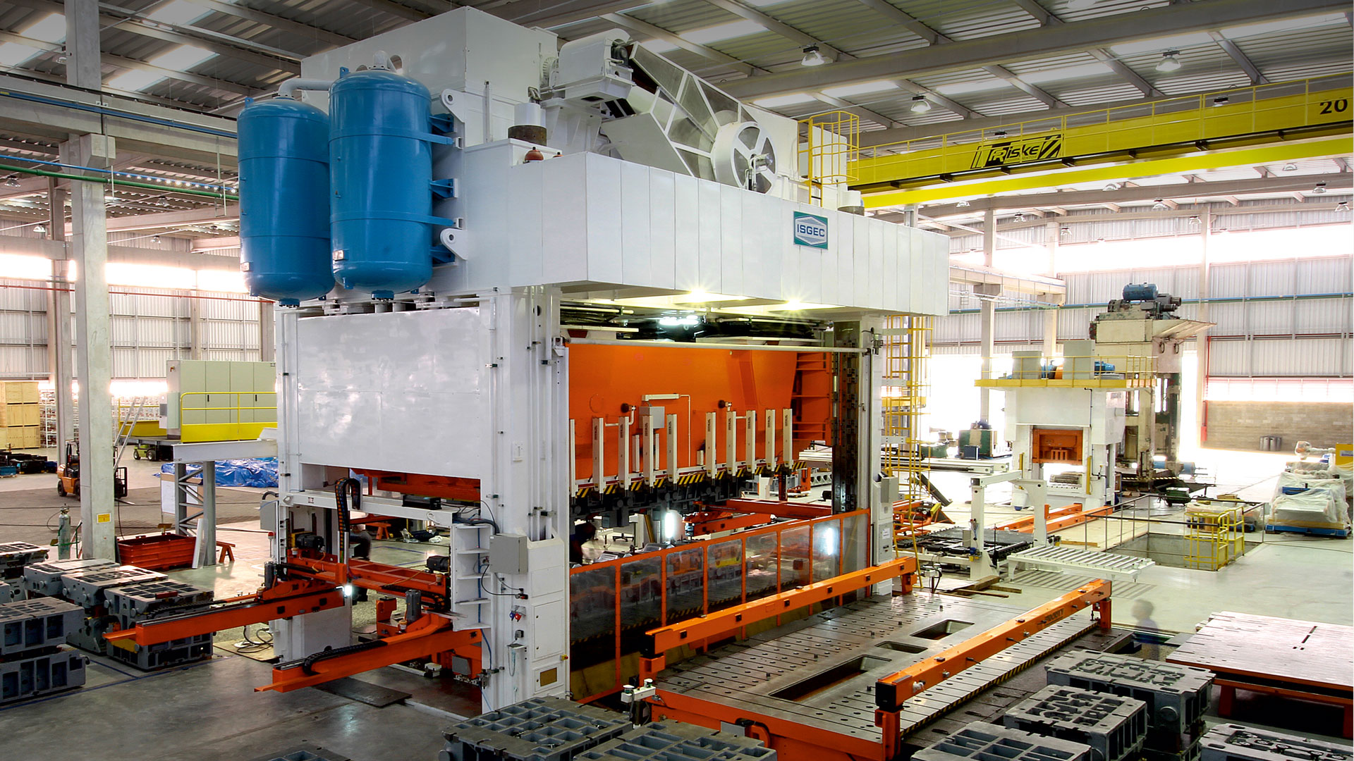 3150 Ton Transfer Press with Moving Bolster